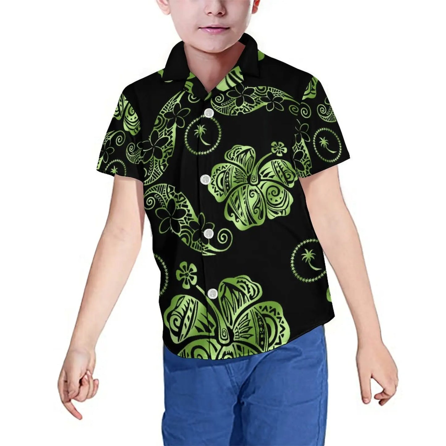 Tiare Island Grace Kids Dress and Matching Shirt - Tiare Customs 